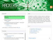 Tablet Screenshot of hackergarten.net